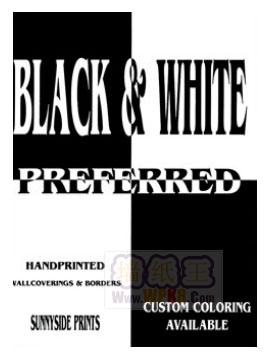 创彩世家 美国壁纸 美国墙纸 美国品牌壁纸 美国品牌墙纸
            图案名称:Black and White Preferred