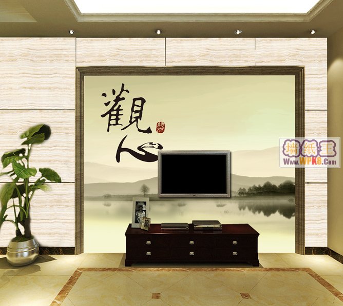 2015年中式风格背景墙壁画(上)